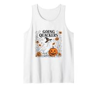 Funny Goose Halloween Witch Pumpkin Fall Spooky Season Débardeur
