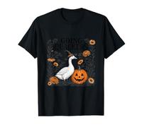 Funny Goose Halloween Witch Pumpkin Fall Spooky Season T-Shirt Graphique avec Valeur