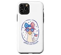 Funny Goose Honkin' for Freedom USA Flag Lunettes patriotiques Coque pour iPhone 11 Pro