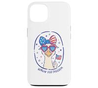 Funny Goose Honkin' for Freedom USA Flag Lunettes patriotiques Coque pour iPhone 13