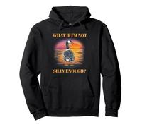 Funny Goose Meme Duck Sunset Et si Je ne suis Pas Assez Stupide Sweat à Capuche