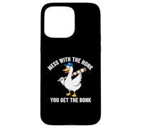 Funny Goose Meme Mess with The Honk You Get The Bonk Coque pour iPhone 15 Pro Max