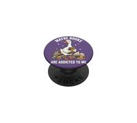 Funny Goose Meme Peut-être Que Les Livres sont accros à Moi PopSockets PopGrip Adhésif