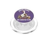 Funny Goose Meme Peut-être Que Les Livres sont accros à Moi PopSockets PopGrip pour MagSafe