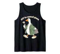 Funny Goose Off pour annuler Les Plans Introverti Homebody Débardeur