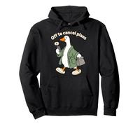 Funny Goose Off pour annuler Les Plans Introverti Homebody Sweat à Capuche