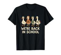 Funny Goose We're Back in School Étudiants Enfants Adolescents T-Shirt