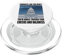 Funny Government Humor Congress US Capitol Politics Joke PopSockets PopGrip pour MagSafe