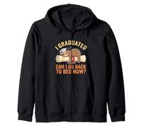 Funny Graduation Sloth I Graduated Can I Go Back to Bed Now ? Sweat à Capuche