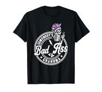 Funny Grandma Messy Bun Squelette Somebody's Funny Grandma T-Shirt