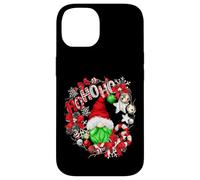Funny Green Christmas GNOME Santa for Women Men Cute Hohoho Coque pour iPhone 14