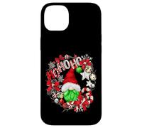 Funny Green Christmas GNOME Santa for Women Men Cute Hohoho Coque pour iPhone 14 Plus