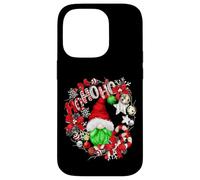 Funny Green Christmas GNOME Santa for Women Men Cute Hohoho Coque pour iPhone 14 Pro