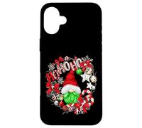 Funny Green Christmas GNOME Santa for Women Men Cute Hohoho Coque pour iPhone 16 Plus