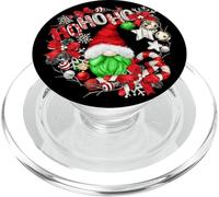 Funny Green Christmas GNOME Santa for Women Men Cute Hohoho PopSockets PopGrip pour MagSafe