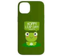 Funny Green Frog Hoppy Leap Day Février 29 Cool Frog Lovers Coque pour iPhone 14 Plus