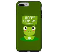 Funny Green Frog Hoppy Leap Day Février 29 Cool Frog Lovers Coque pour iPhone 7 Plus/8 Plus