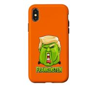 Funny Green Monster Man Halloween Angry Face Horror Costume Coque pour iPhone X/XS