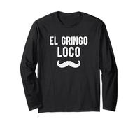 Funny Gringo Chemise El Gringo Loco Cinco de Mayo Homme Manche Longue