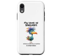 Funny Grumpy Bird Witty Quote Sarcastic Gift for Men Women Coque pour iPhone XR