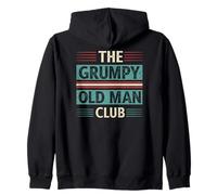 Funny Grumpy Old Man Club, Sarcastic Grumpy Man Humour Fun Sweat à Capuche