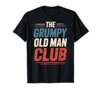 Funny Grumpy Old Man Club, Sarcastic Grumpy Man Humour Fun T-Shirt