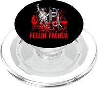 Funny Guillotine Feelin French Revolution Humor Vintage PopSockets PopGrip pour MagSafe