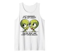 Funny Guilty Alien Duo Humour Apparel Just Remember Sayings Débardeur