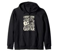 Funny Guitar Player I Might Look Like Im Listening To You Sweat à Capuche