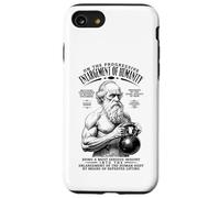 Funny Gym Charles Darwin Enlargissement of Humanity Kettlebell Coque pour iPhone SE (2020) / 7/8
