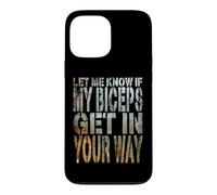 Funny Gym Fitness : dis-Moi si Mes Biceps Te gênent Coque pour iPhone 13 Pro Max