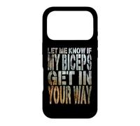 Funny Gym Fitness : dis-Moi si Mes Biceps Te gênent Coque pour iPhone 17 Pro