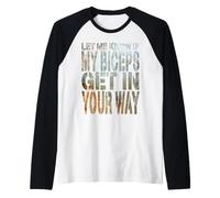 Funny Gym Fitness : dis-Moi si Mes Biceps Te gênent Manche Raglan