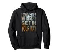 Funny Gym Fitness : dis-Moi si Mes Biceps Te gênent Sweat à Capuche