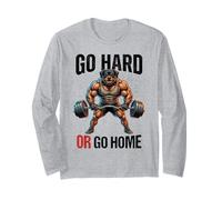 Funny Gym Rottweiler Gym Motivation Go Hard Or Go Home Manche Longue