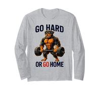 Funny Gym Rottweiler Gym Motivation Go Hard Or Go Home Manche Longue