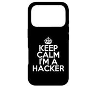 Funny Hacking Hacker Keep Calm I'm a Hacker Coque pour iPhone 17 Pro