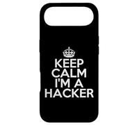 Funny Hacking Hacker Keep Calm I'm a Hacker Coque pour iPhone Air