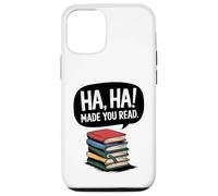 Funny Haha vous a fait lire, professeur, lecteur, poisson d'avril 2025 Coque pour iPhone 12/12 Pro