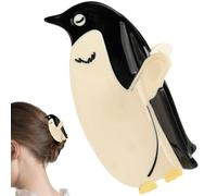 Funny Hair Pinces à épiler pour poils d'animaux, Pingüino - Couche refoulée d'animaux | Pinces à cheveux non glissantes - Pinces à cheveux pour femmes, pour à tout le monde une touche de charme