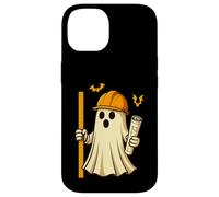 Funny Halloween Civil Engineer Ghost Architect Coque pour iPhone 14