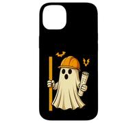 Funny Halloween Civil Engineer Ghost Architect Coque pour iPhone 14 Plus