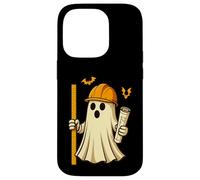 Funny Halloween Civil Engineer Ghost Architect Coque pour iPhone 14 Pro