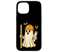 Funny Halloween Civil Engineer Ghost Architect Coque pour iPhone 15