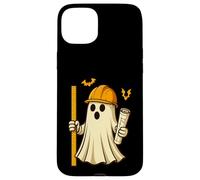 Funny Halloween Civil Engineer Ghost Architect Coque pour iPhone 15 Plus