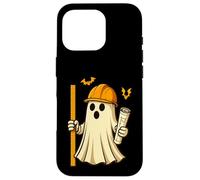 Funny Halloween Civil Engineer Ghost Architect Coque pour iPhone 16 Pro