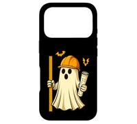 Funny Halloween Civil Engineer Ghost Architect Coque pour iPhone 17 Pro