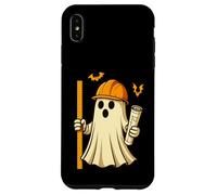Funny Halloween Civil Engineer Ghost Architect Coque pour iPhone XS Max