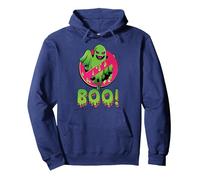 Funny Halloween Costume Ghost Boo Sweat à Capuche, Unisexe pour Adultes, Bleu Marine, M