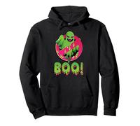 Funny Halloween Costume Ghost Boo Sweat à Capuche, Unisexe pour Adultes, Noir, XXL